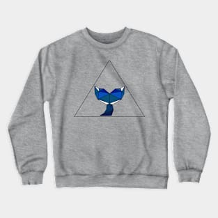 Geometric whale fin Crewneck Sweatshirt